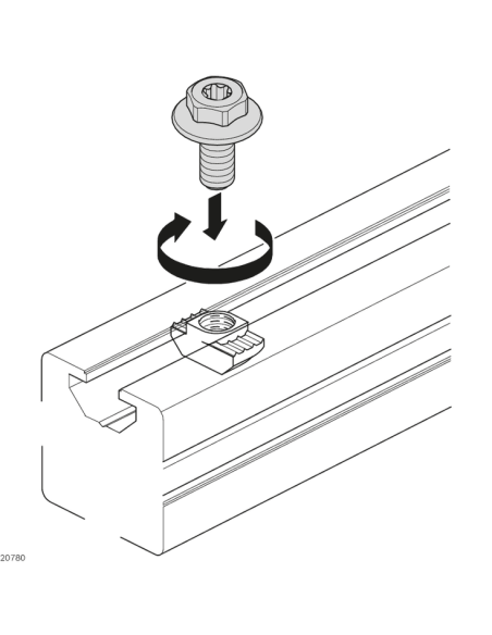 ✅ 3842541246 | TORNILLO CON BORDE M8X18-SW13-TX40 | Bosch Rexroth
