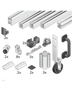 ✅ 3842524165 | KIT SCHIEBETUER 1500 | Bosch Rexroth