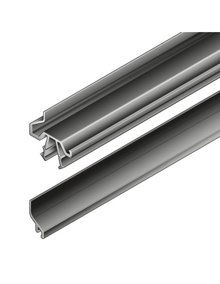✅ 3842555286 | PERFIL VIDRIO PROT CLIP L2000MM GREY | Bosch Rexroth