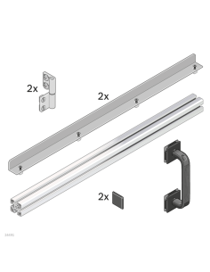 ✅ 3842523170 | REGLETA DE TOPE 35X35X3 L800 | Bosch Rexroth