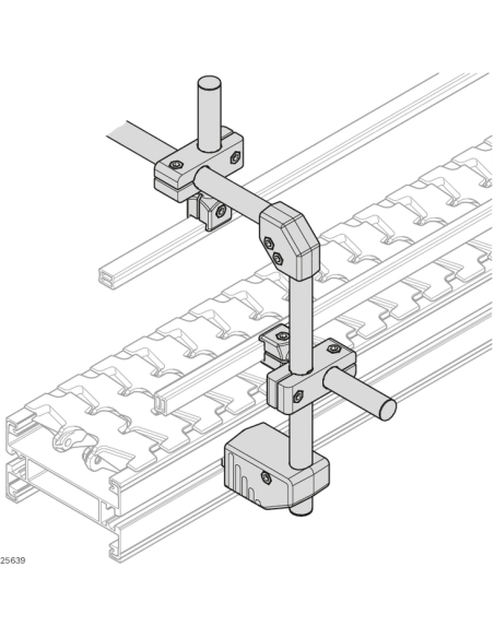 ✅ 3842528009 | CABEZA DE SUJECION 25X30X25 | Bosch Rexroth