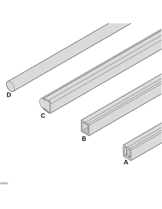 3842529850 GUIA LATERAL 17X17,5 20G L3M LE20