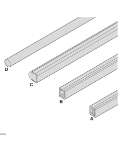 ✅ 3842533841 | VASTAGO DE GUIA D12H9 6X3000MM | Bosch Rexroth