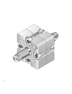 ✅ 3842538657 | EMPALMADOR FINAL 40X40 SILVER SET | Bosch Rexroth