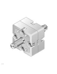3842538658 EMPALMADOR FINAL 45X45 SILVER SET