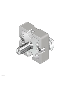 3842538698 EMPALMADOR T 45X45 SILVER SET