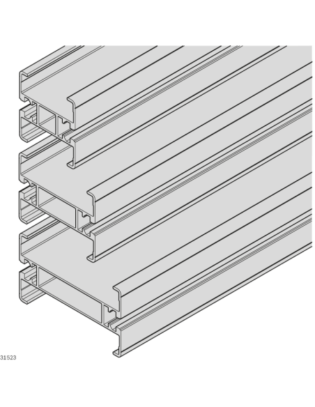 ✅ 3842546645 | PERFIL DE TRAMO 120+ AL 6X6070 | Bosch Rexroth