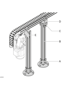3842546627 SOPORTE 120+ AL LEG, SET