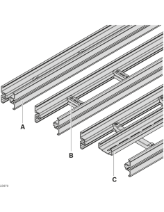 ✅ 3842547904 | PERFIL SOPORTE 160-320+ AL L3000 | Bosch Rexroth