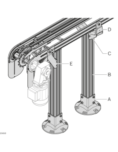 3842547445 SOPORTE VF160+ AL DRIVE,SET