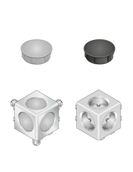 ✅ 3842549861 | EMPALM. CUBOS 20/3 SILVER SET | Bosch Rexroth