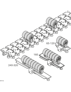 3842553028 ARRASTADOR 160-320+ ROLLER D35