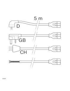 ✅ 3842564086 | CABLE ALIMENTACION GB HD-GST+PE 5M | Bosch Rexroth