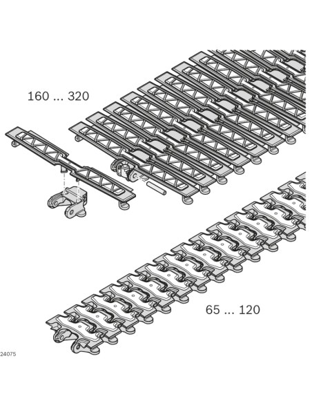 ✅ 3842998710 | CADENA DE TRANSPOR 240+FRICT L2898 VAR | Bosch Rexroth