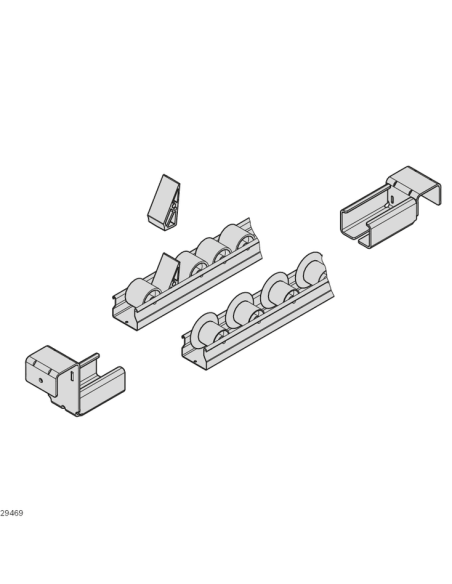✅ 3842993322 | TRAMO DE RODILLOS D28SK | Bosch Rexroth