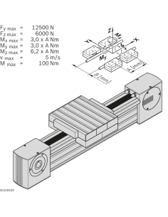 ✅ 3842998500 | GUIA LINEAL LF 20C | Bosch Rexroth