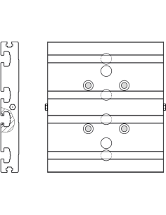 ✅ R037540015 | PLACA DE UNION CKK 15-110 K BG | Bosch Rexroth