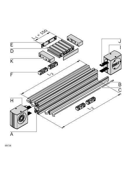 ✅ 3842992925 | PERFIL DE APRIETE LF6C | Bosch Rexroth
